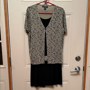 Impressions Lifestyle green/black Skirt Set